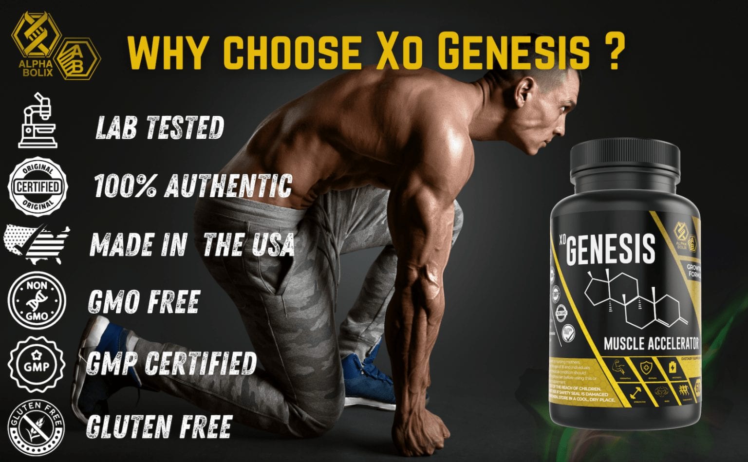 Xo Genesis - Muscle Accelerator 3 Best nitric oxide booster