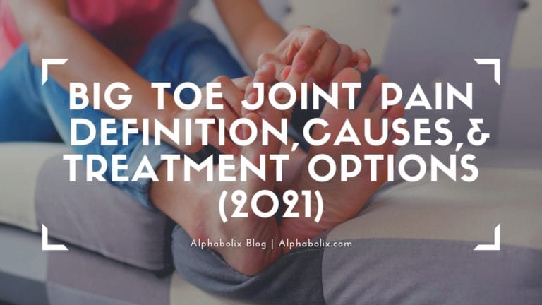Big toe joint pain