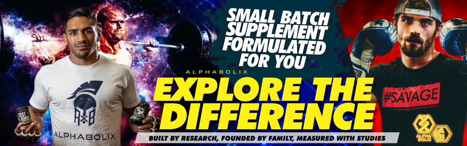 Alphabolix whole food vitamin banner